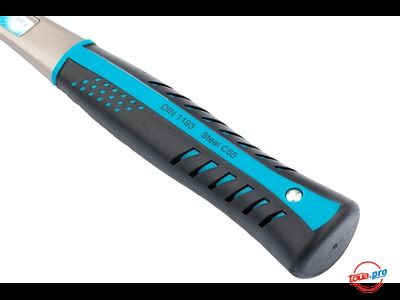 Молоток слесарный GROSS цельнокованый, трехкомпонентная рукоятка, 300гр. 10400