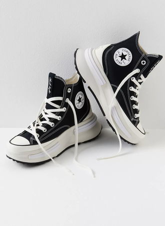 Кеды Converse Run Star Legacy CX черные на платформе