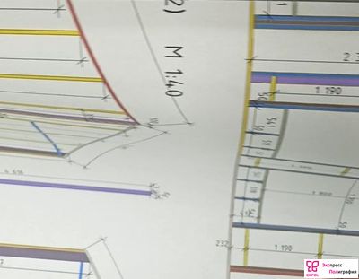 Распечатка чертежей, проектной документации