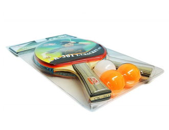 Набор для настольного тенниса Double Fish 2 ракетки и 3 мяча (301)