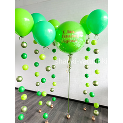 Шары цепочки с пузырями (6 шт) , "Яркое лето"