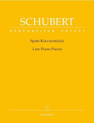 Schubert. Späte Klavierstücke