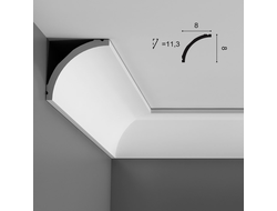 Потолочный карниз с гладким профилем из полиуретана Orac Decor Коллекция Luxxus C240