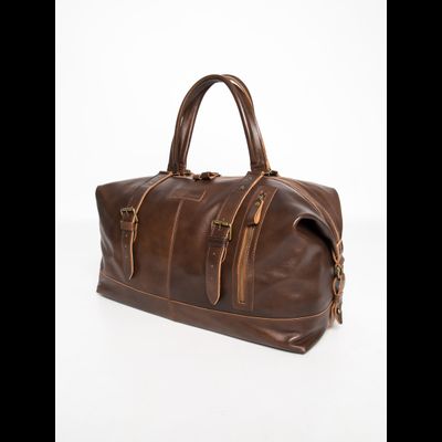 Кожаная дорожная сумка Campora Premium sienna (арт. 
4019-63)