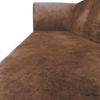 Кухонный ДИВАН "ФОРУМ-8Б" с боковой спинкой, Коричневый левый