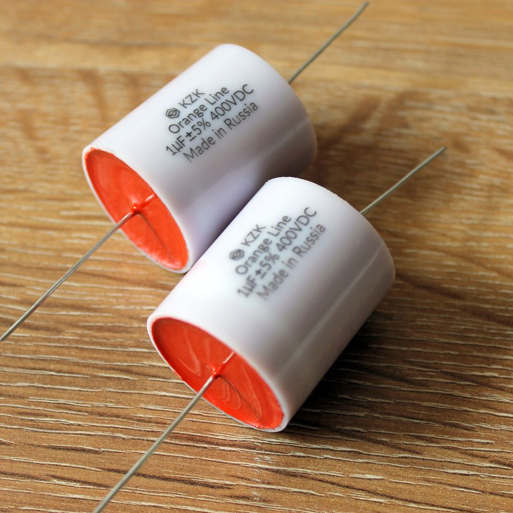 KZK Orange Line Russian Foil Capacitors for sale