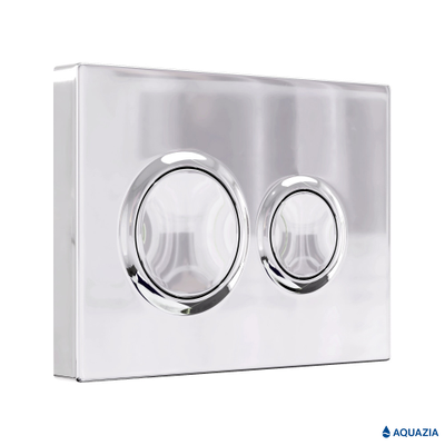 Кнопка AQUAZIA для инсталляции NOVUM O3 (Хром)