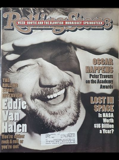 Rolling Stone Magazine Issue 706  Eddie Van  Halen, Иностранные музыкальные журналы, Intpressshop