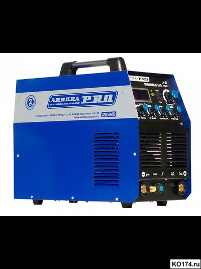 Сварочный инвертор TIG AuroraPRO IRONMAN 315 (TIG+MMA)