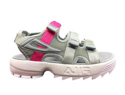 Сандалии FILA Disruptor Sandals серо-розовые (36-40)