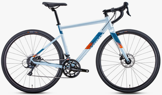 Гравийный велосипед Trinx Climber 2.3 700/540 зеленый белый голубой