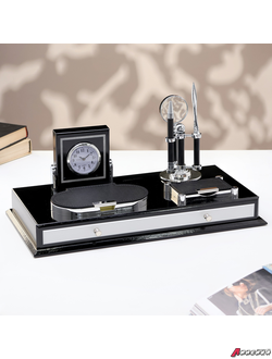 Набор настольный канцелярский Премьер 8в1 с визитницей. 7917760