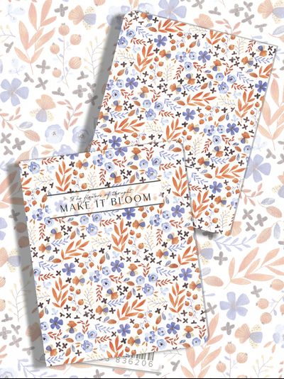 Тетради с Цветами 5 дизайнов - 24 листа