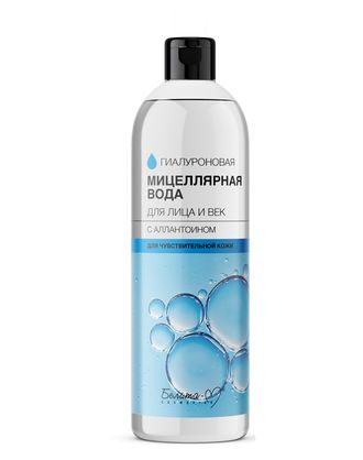Белита-М Гиалуроновая Мицеллярная вода для лица и век с аллантоином для чувствительной кожи  400 мл