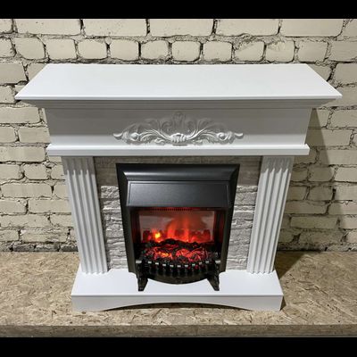 Электрокамин Premier WT M6 с очагом Fobos