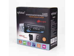 Автомагнитола 1 Din с LED дисплеем Eplutus CA 311, 45Wx4, 2xUSB, AUX, Bluetooth 5.0