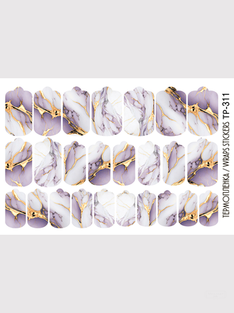 Пленки для ногтей 9*13,5 см TP-311