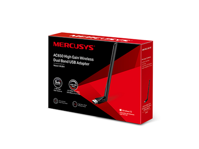 Сетевой адаптер Wi-Fi Mercusys MU6H USB 2.0