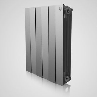 Биметаллический секционный радиатор Royal Thermo PianoForte 500 Silver Satin (1 секция)