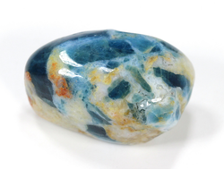 Апатит синий, галтовка, Бразилия (32*19*18 мм, 18 г) №28446