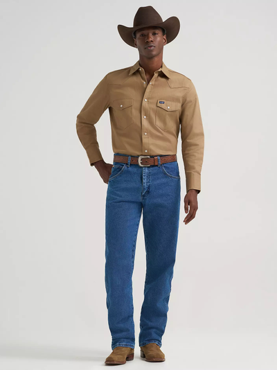 Джинсы 31MWZ Wrangler® Cowboy Cut® свободный крой [стираные]
