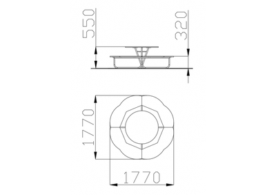 1416 Столик «Солнышко»