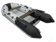Лодка ПВХ Мастер Лодок Таймень NX3200НДНД "Комби" Св.Серый / Черный