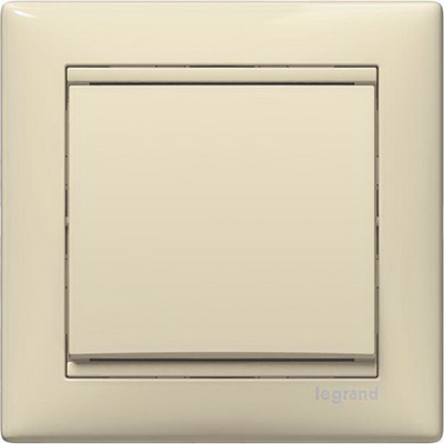 Выключатель Legrand Valena, рамка - слоновая кость