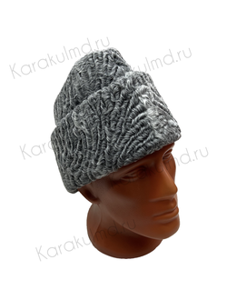 Москвичка из серого отборного Каракуля