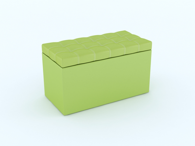 Пуфик "Квадро" тип 2 с ящиком для прихожей