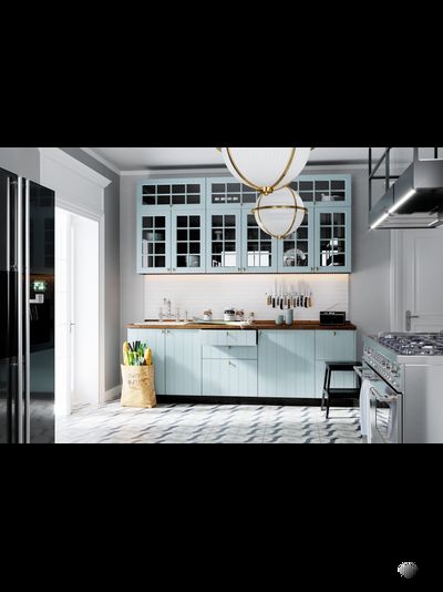 Прованс модульная кухня Голубой