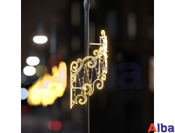 Светодиодная консоль модульная золотая