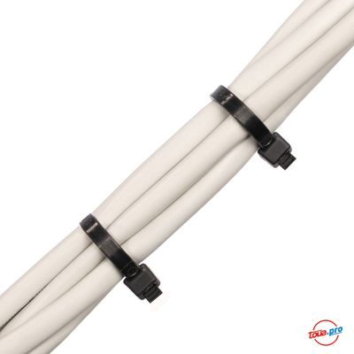 Стяжки кабельные Fortiflex NORD 4х200 черные
