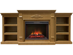 Электрокамин Брукс LUX DN с очагом Sparta 25.5 LED