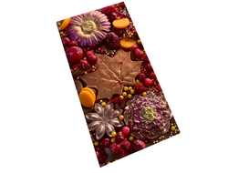 Шоколадная плитка Бельгийский шоколад 160 грамм Осенняя композиция №4