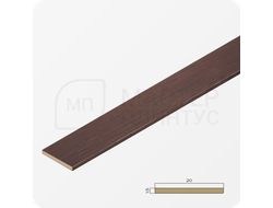 Латунная декоративная полоса 10 мм. Античная светлая медь