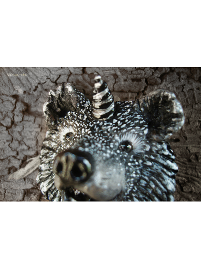 Необычная брошь &quot;Северный МедвеРог. Хранитель Севера&quot;