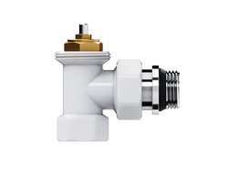 Набор термостатический угловой Royal Thermo Design 1/2"М30х1,5 (Белый)