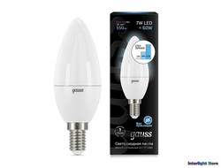 Gauss LED Candle 7w 840 E14 Step Dimmable