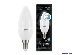 Gauss LED Candle 7w 827/840 E14 Step Dimmable