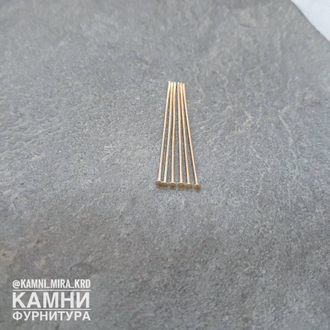 Пины гвоздики ЛЮКС, размер и покрытие в ассортименте, цена за набор