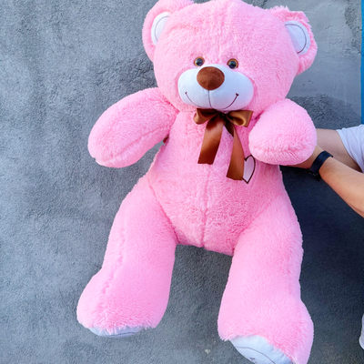 Плюшевый медведь 120 см розовый Феликс