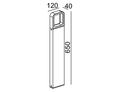 Ландшафтные светильники led рамка  BRISBANE  (650мм)