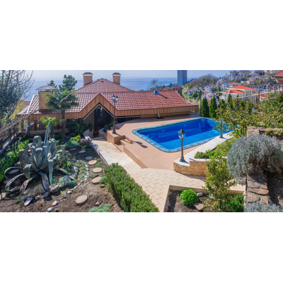 Композитный бассейн 6,5 х 3,67 х 1,4-1,65 "Бордо" Franmer