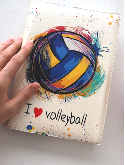 Ежедневник со сменной обложкой "Мяч рисованный"