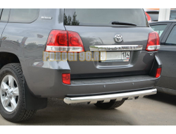 Защита заднего бампера G d76 для Toyota Land Cruiser 200 (2013-2015)