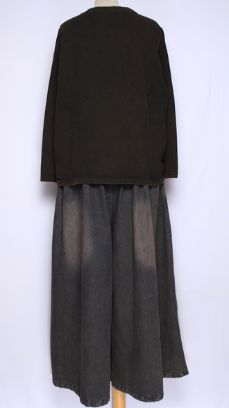 Джемпер ХЛОПОК "Кролик винтаж" коричневый до р.52