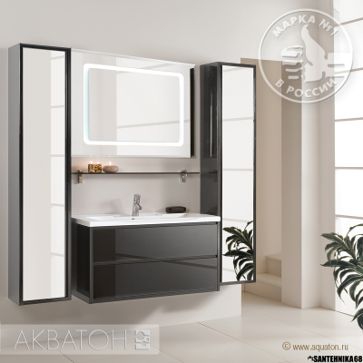 Комплект мебели для ванной комнаты Акватон РИМИНИ 100