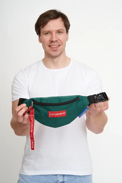 Сумка на пояс Optimum Mini RL, зеленая