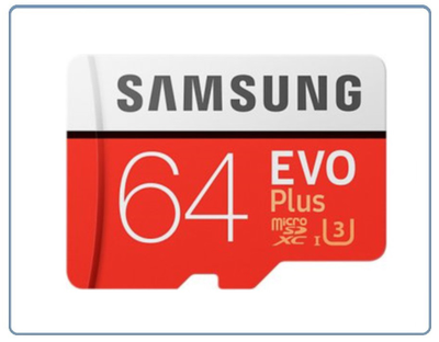 Карта памяти 64ГБ Samsung "EVO Plus MB-MC64GA/RU" microSD XC UHS-I Class10 + адаптер